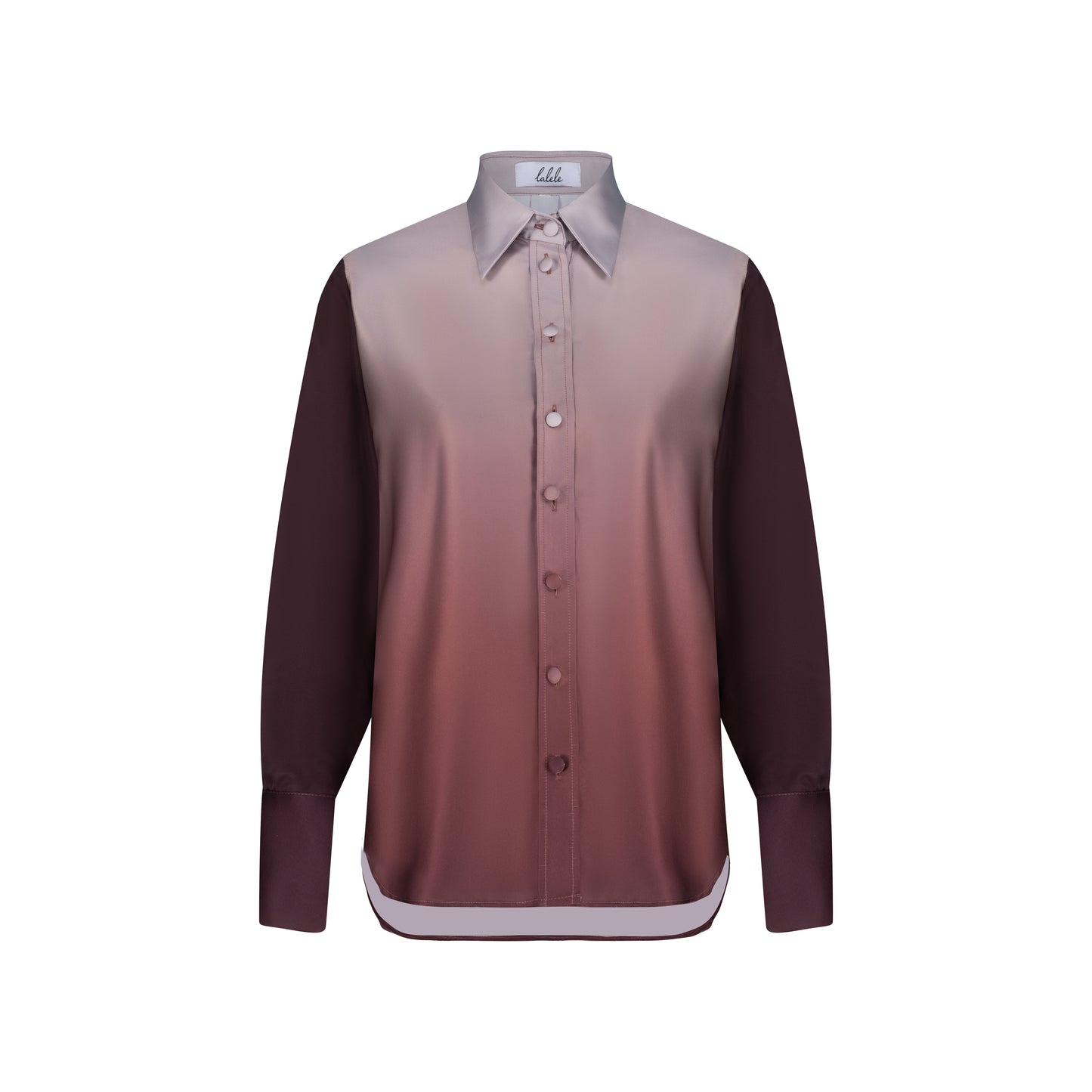 Ombré Satin Shirt