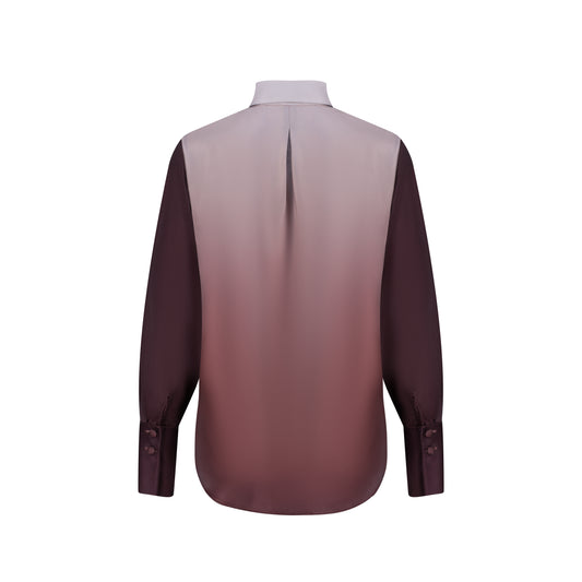 Ombré Satin Shirt