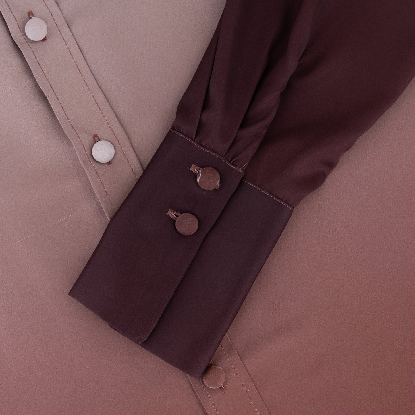 Ombré Satin Shirt