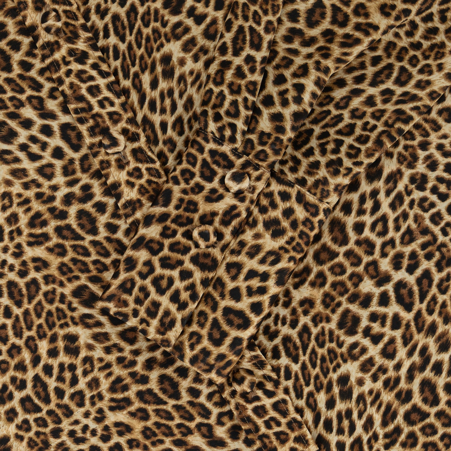 Leopard-print Satin Shirt