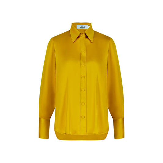 Golden Rod Satin Shirt