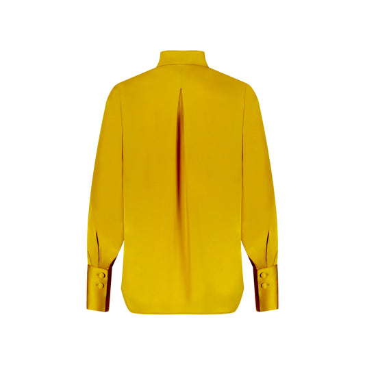 Golden Rod Satin Shirt