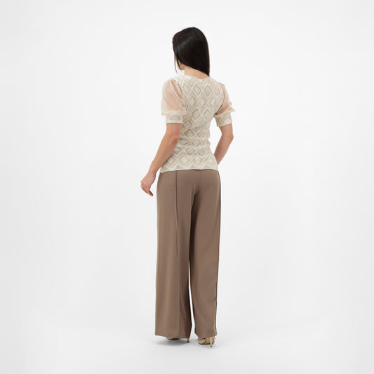 PATTERNED ELEGANCE BLOUSE