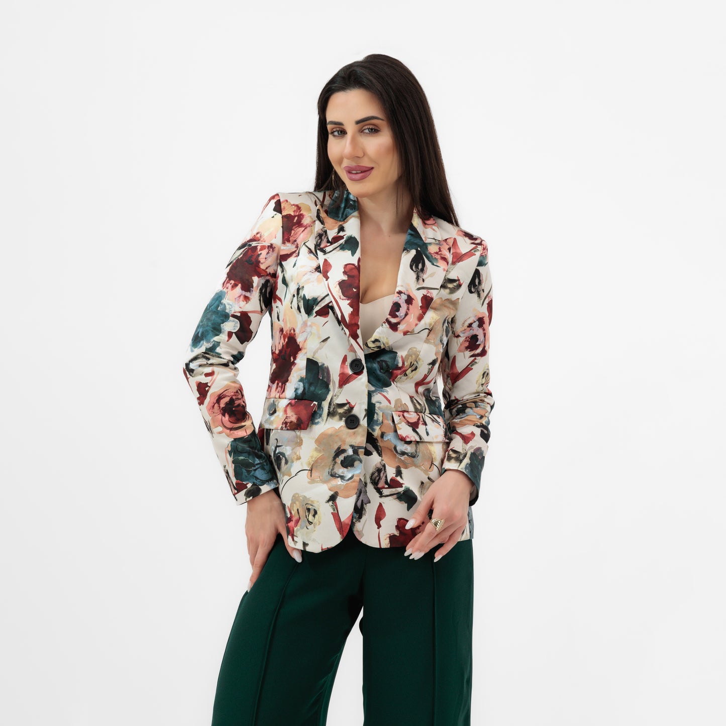 FLORAL BLAZER