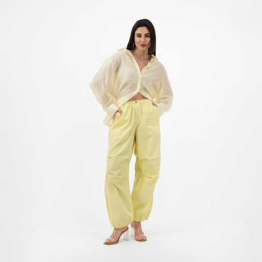 WIDE TROUSERS WITH ELASTIC