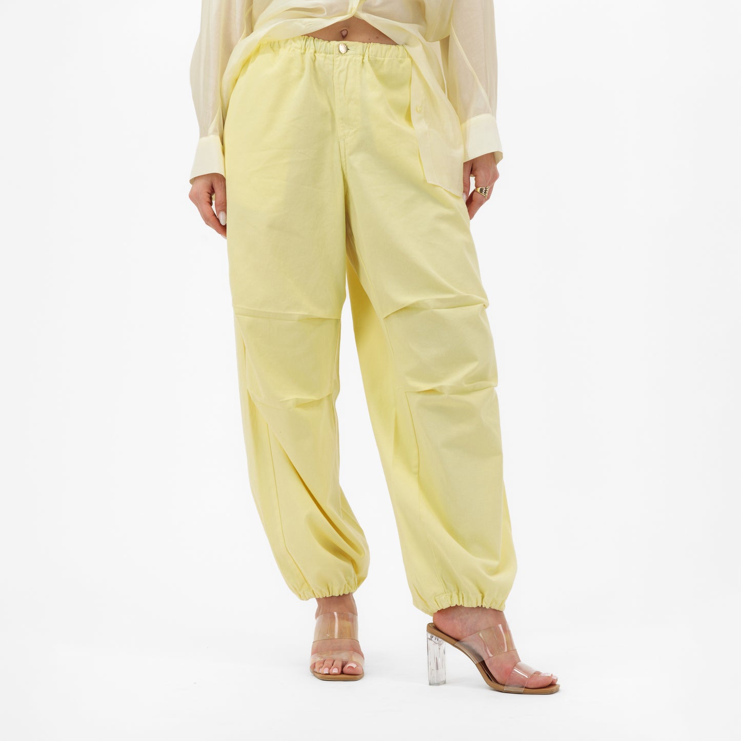 WIDE TROUSERS WITH ELASTIC