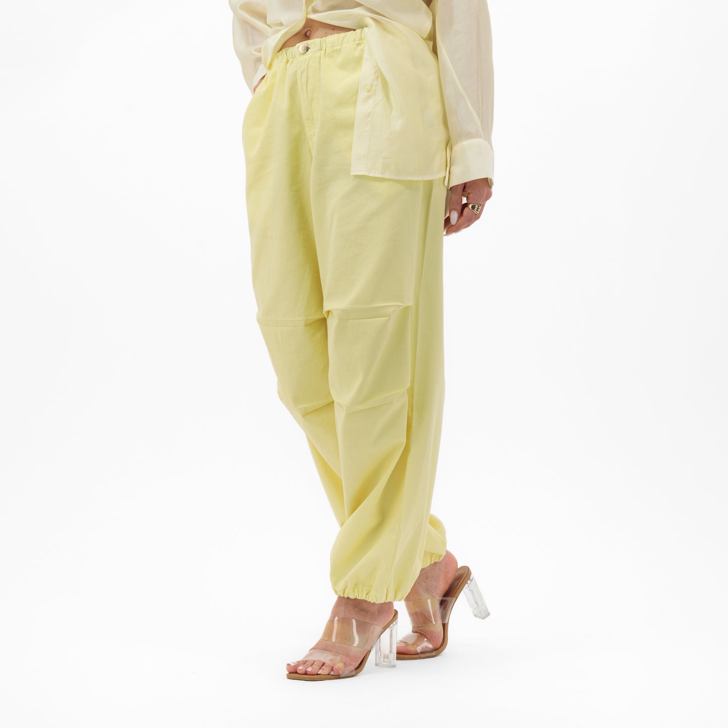 WIDE TROUSERS WITH ELASTIC