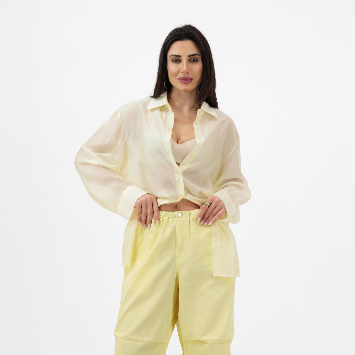ELEGANT LIGHT OVERSIZED SHIRT