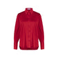 Cherry Red Satin Shirt